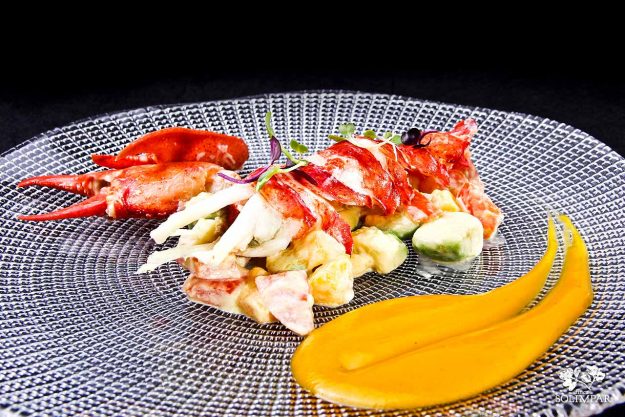 Bogavante en ensalada